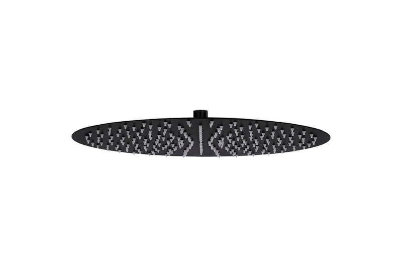 Takduschhuvud rostfritt stål 40 cm rund svart - Svart - Hus & renovering - Kök & bad - Badrum - Duscharmatur & dusch tillbehör