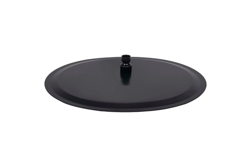 Takduschhuvud rostfritt stål 40 cm rund svart - Svart - Hus & renovering - Kök & bad - Badrum - Duscharmatur & dusch tillbehör