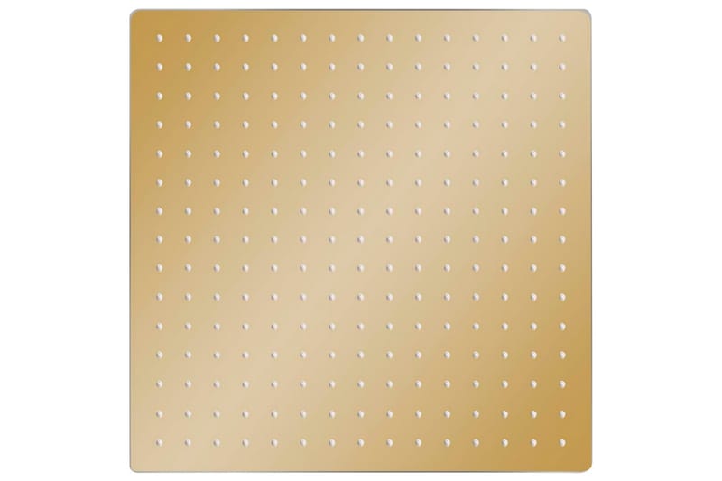 Takduschhuvud rostfritt stål 40x40 cm fyrkantigt guld - Guld - Hus & renovering - Kök & bad - Badrum - Duscharmatur & dusch tillbehör