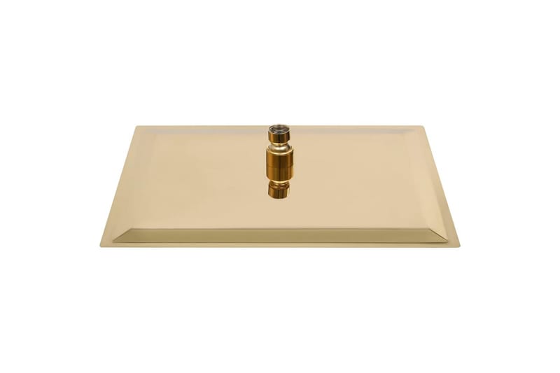 Takduschhuvud rostfritt stål 40x40 cm fyrkantigt guld - Guld - Hus & renovering - Kök & bad - Badrum - Duscharmatur & dusch tillbehör
