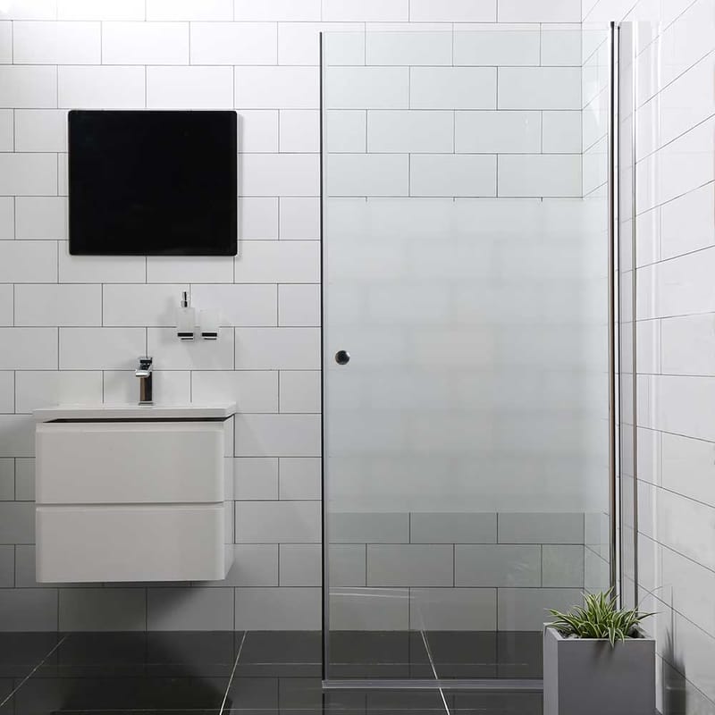 DUSCHDÖRR BATHLIFE MÅNGSIDIG 900 S/P FROSTAT, Silver