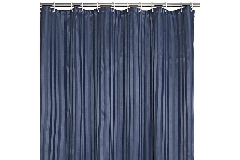 Duschdraperi 180 x 200 cm - Marinblå - Hus & renovering - Kök & bad - Badrum - Duscharmatur & dusch tillbehör