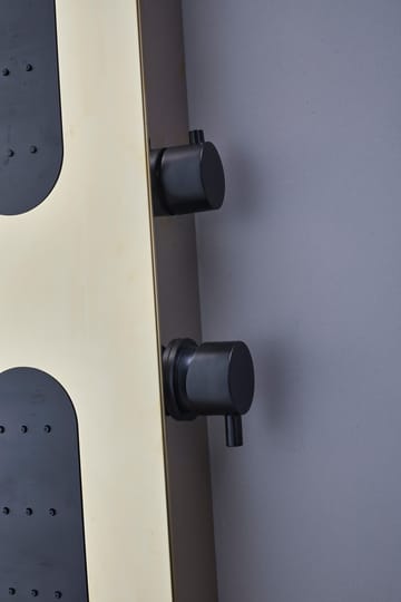 Duschpanel i spegel guld och svart rostfritt stål | Zeri - Hus & renovering - Kök & bad - Badrum - Duscharmatur & dusch tillbehör