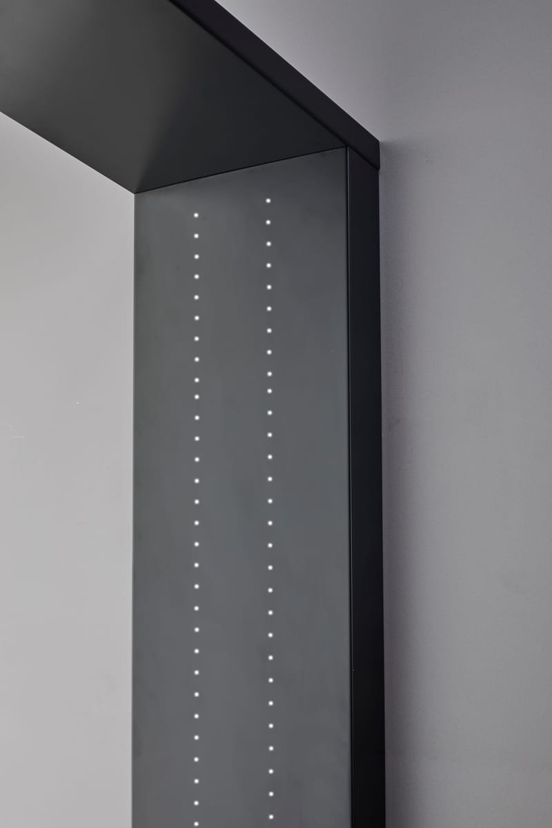 Duschpanel i svart rostfritt stål | Sylvana - Hus & renovering - Kök & bad - Badrum - Duscharmatur & dusch tillbehör