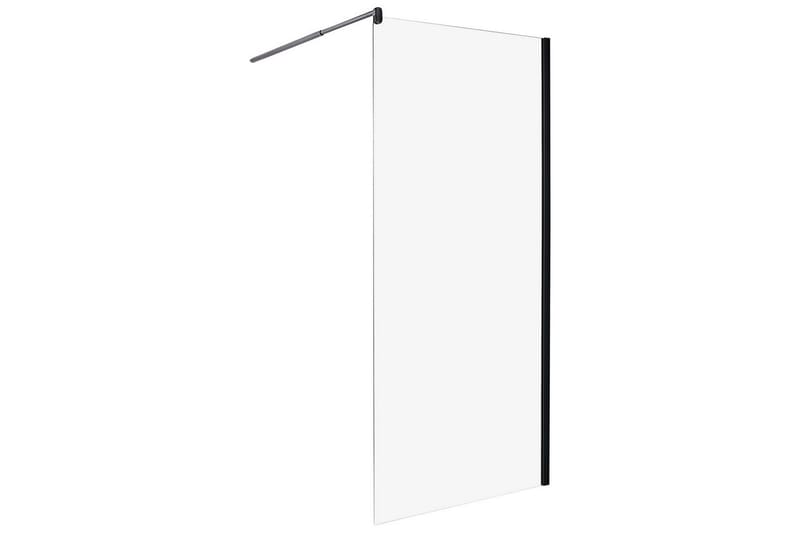 Duschskärm Ahaus Transparent/svart, 90x90x190 cm, Transparent/svart, 90x90x190 cm