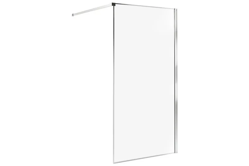 Duschskärm Waspam Transparent/Silver, 100x100x190 cm, Transparent/Silver, 100x100x190 cm