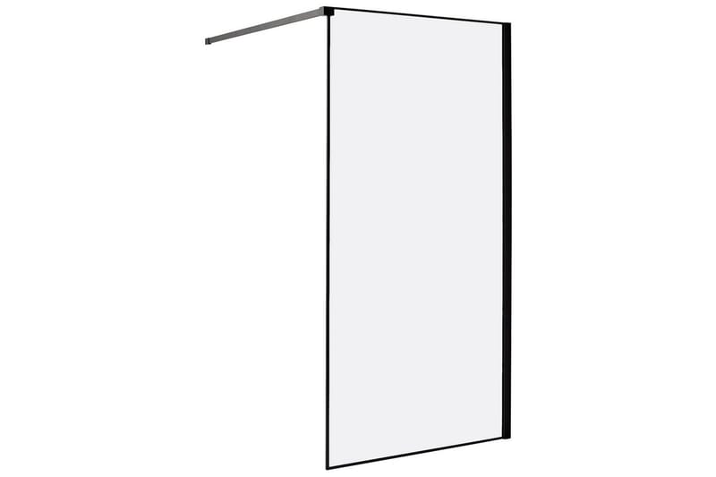 Duschskärm Waspam Transparent/svart, 100x100x190 cm - Transparent/svart, 100x100x190 cm - Hus & renovering - Kök & bad - Badrum - Duschar