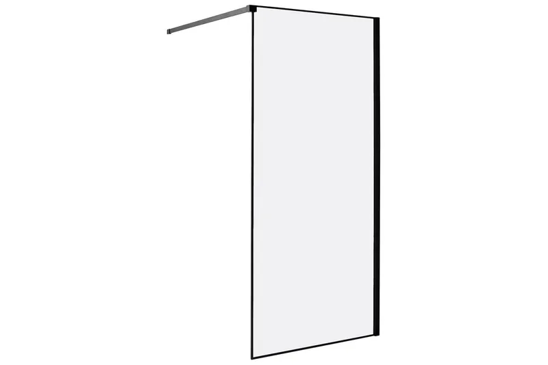 Duschskärm Waspam Transparent/svart, 90x90x190 cm - Transparent/svart, 90x90x190 cm - Hus & renovering - Kök & bad - Badrum - Duschar