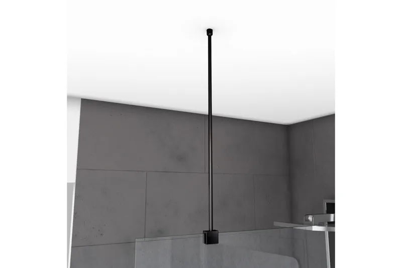 Duschstång 60 cm, Svart