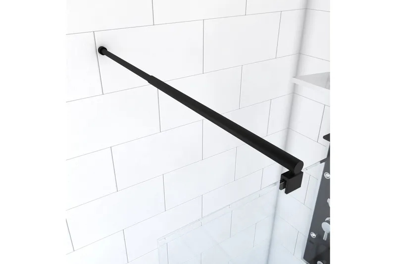 Duschstång 70 cm, Svart
