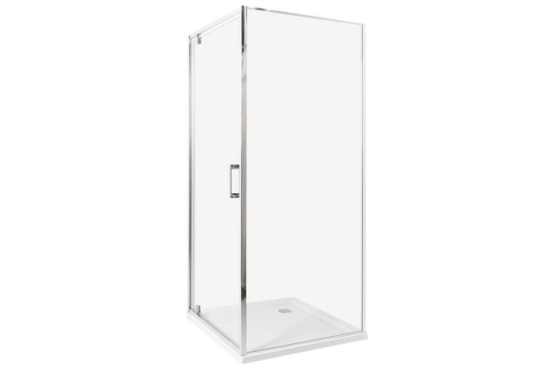 Duschväggar Darli Transparent/Silver, 80x80x185 cm - Transparent/Silver, 80x80x185 cm - Hus & renovering - Kök & bad - Badrum - Duschar