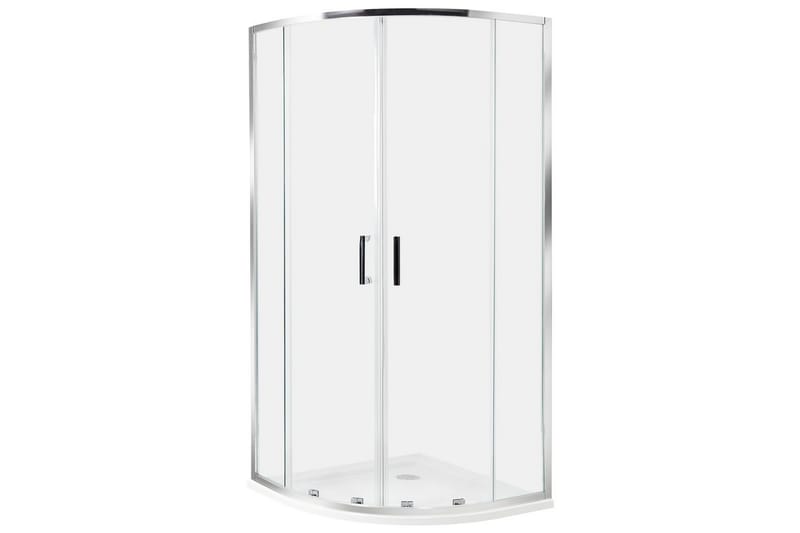 Duschväggar Jukatan Transparent/Silver, 90x90x185 cm - Transparent/Silver, 90x90x185 cm - Hus & renovering - Kök & bad - Badrum - Duschar