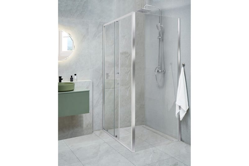 Duschväggar Yoro Transparent/Silver - Transparent/Silver - Hus & renovering - Kök & bad - Badrum - Duschar