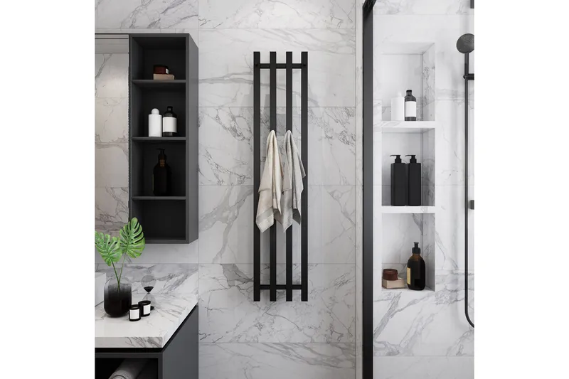 Elektrisk handdukstork 26x120x10 cm | RH04B - Hus & renovering - Kök & bad - Badrum - Handdukstorkar - Handdukstork el