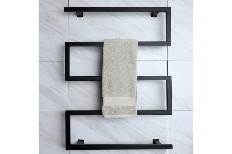 Elektrisk handdukstork 60x80x12 cm - Hus & renovering - Kök & bad - Badrum - Badrumstillbehör