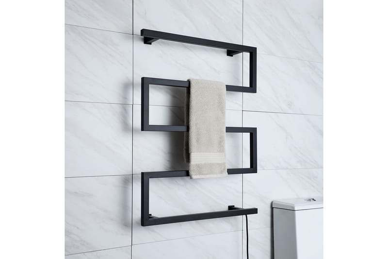 Elektrisk handdukstork 60x80x12 cm - Hus & renovering - Kök & bad - Badrum - Badrumstillbehör