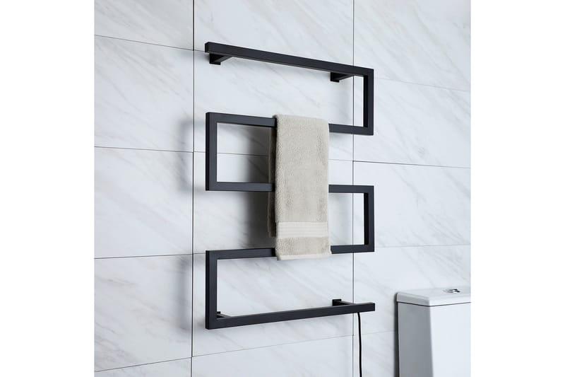 Elektrisk handdukstork 60x80x12 cm - Hus & renovering - Kök & bad - Badrum - Handdukstorkar - Handdukstork el
