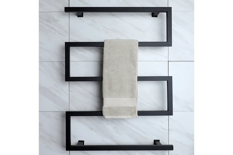 Elektrisk handdukstork 60x80x12 cm - Hus & renovering - Kök & bad - Badrum - Handdukstorkar - Handdukstork el