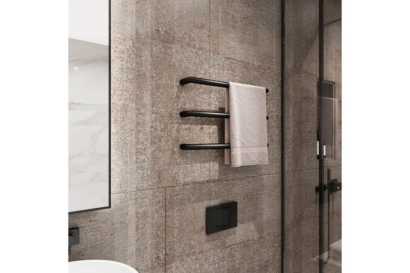 Elektrisk handdukstork 63,2x3,2x10 cm | R01BB - Hus & renovering - Kök & bad - Badrum - Handdukstorkar - Handdukstork el