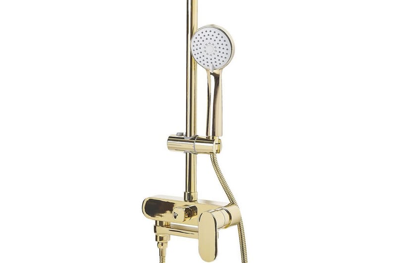 Gurara Duschset med Takdusch - Guld - Hus & renovering - Kök & bad - Badrum - Duscharmatur & dusch tillbehör