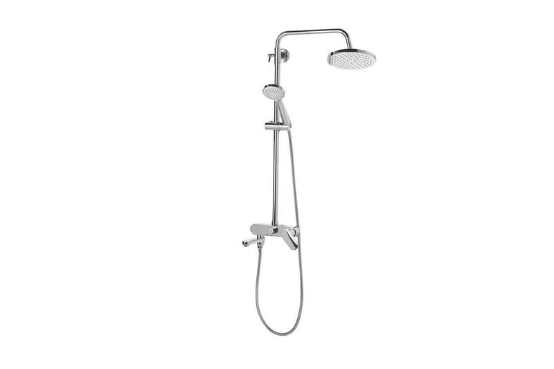 Gurara Duschset med Takdusch - Silver - Hus & renovering - Kök & bad - Badrum - Duscharmatur & dusch tillbehör
