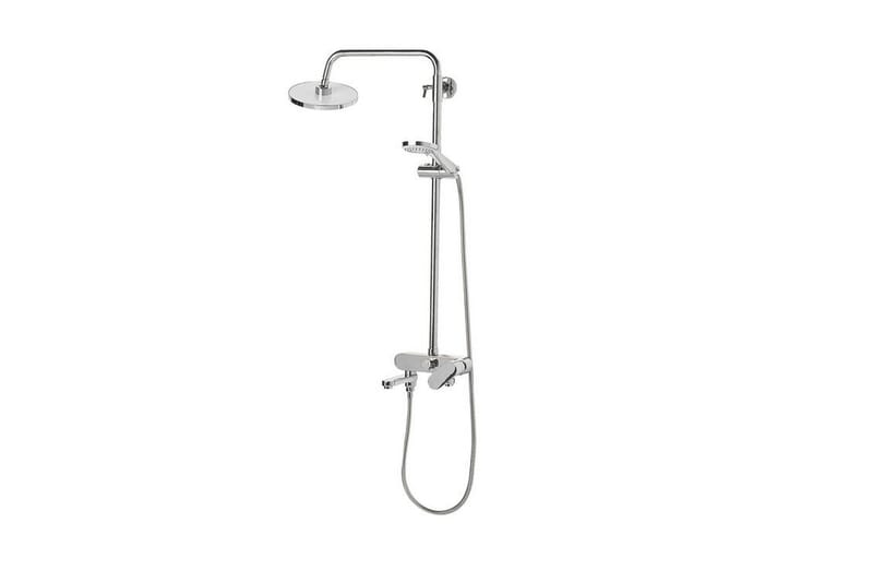 Gurara Duschset med Takdusch - Silver - Hus & renovering - Kök & bad - Badrum - Duscharmatur & dusch tillbehör