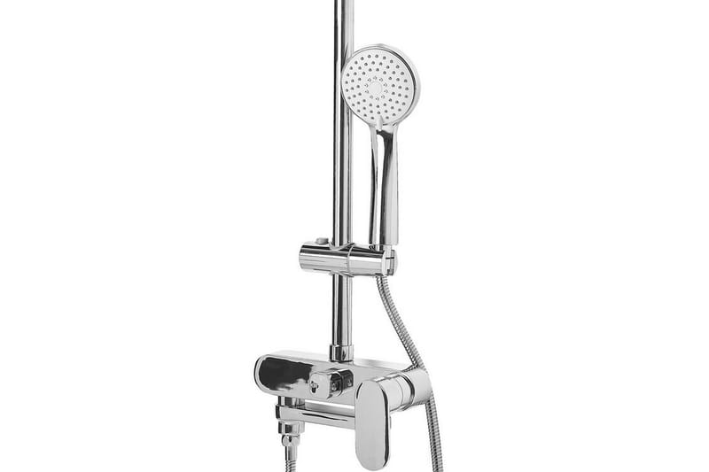 Gurara Duschset med Takdusch - Silver - Hus & renovering - Kök & bad - Badrum - Duscharmatur & dusch tillbehör