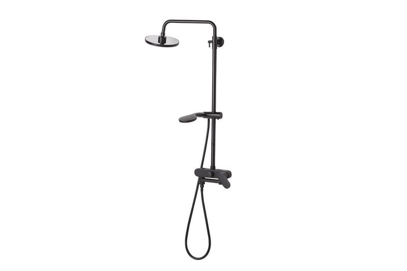 Gurara Duschset med Takdusch - Svart - Hus & renovering - Kök & bad - Badrum - Duscharmatur & dusch tillbehör