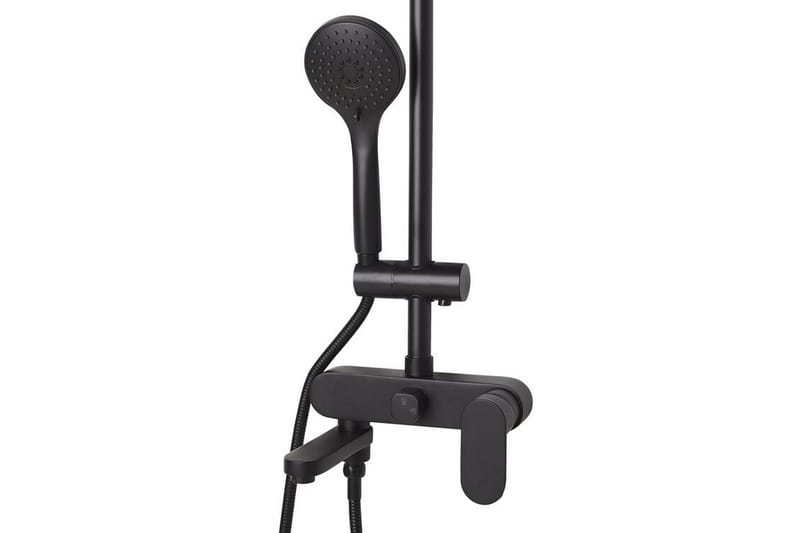 Gurara Duschset med Takdusch - Svart - Hus & renovering - Kök & bad - Badrum - Duscharmatur & dusch tillbehör