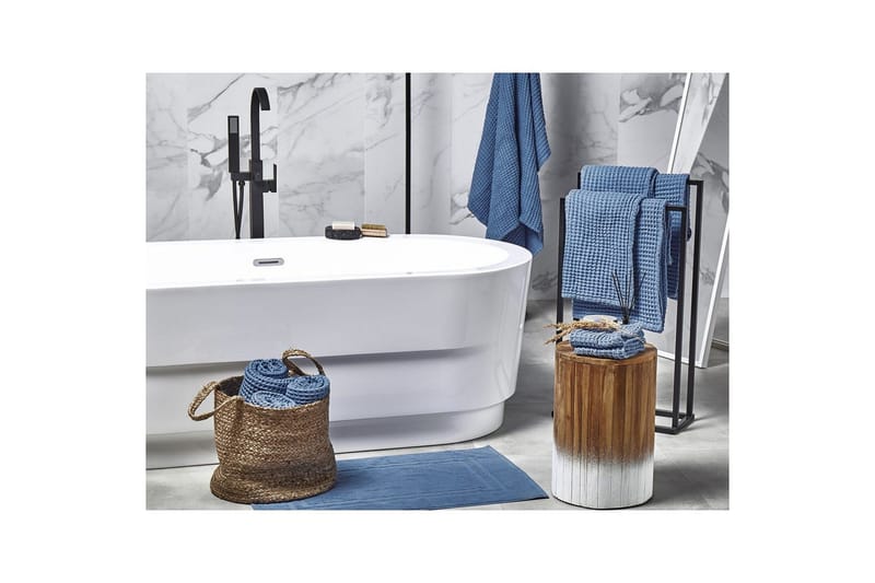 Handduk Areora set om 11 Blå - Blå - Hus & renovering - Kök & bad - Badrum - Badrumstillbehör