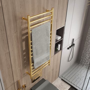 Handdukstork, 9006G, 110x52x12cm, Gold - Hus & renovering - Kök & bad - Badrum - Handdukstorkar - Handdukstork el