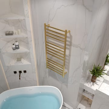 Handdukstork, 9006G, 110x52x12cm, Gold - Hus & renovering - Kök & bad - Badrum - Handdukstorkar - Handdukstork el