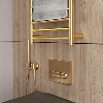 Handdukstork, 9006G, 110x52x12cm, Gold - Hus & renovering - Kök & bad - Badrum - Handdukstorkar - Handdukstork el
