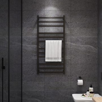 Handdukstork, svart, SC07B, 1320x670x80 - Hus & renovering - Kök & bad - Badrum - Handdukstorkar - Handdukstork el