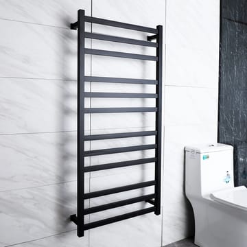 Handdukstork, svart, SC07B, 1320x670x80 - Hus & renovering - Kök & bad - Badrum - Handdukstorkar - Handdukstork el
