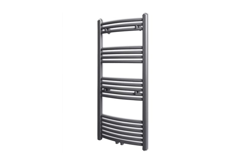Handdukstork centralvärme element båge grå 500x1160 mm - Grå - Hus & renovering - Kök & bad - Badrum - Badrumstillbehör