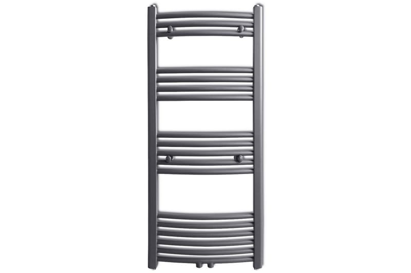 Handdukstork centralvärme element båge grå 500x1160 mm - Grå - Hus & renovering - Kök & bad - Badrum - Badrumstillbehör