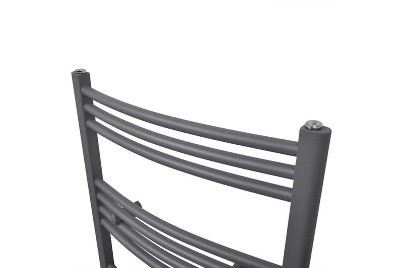Handdukstork centralvärme element båge grå 500x1160 mm - Grå - Hus & renovering - Kök & bad - Badrum - Badrumstillbehör