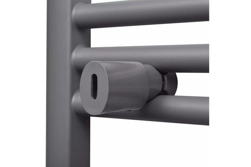 Handdukstork centralvärme element båge grå 500x1160 mm - Grå - Hus & renovering - Kök & bad - Badrum - Badrumstillbehör