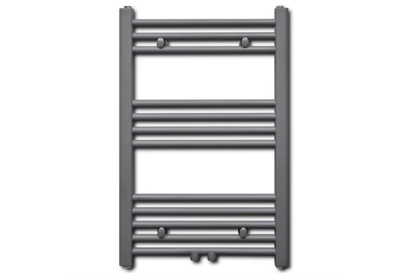 Handdukstork centralvärme element rak grå 500x764 mm - Grå - Hus & renovering - Kök & bad - Badrum - Badrumstillbehör