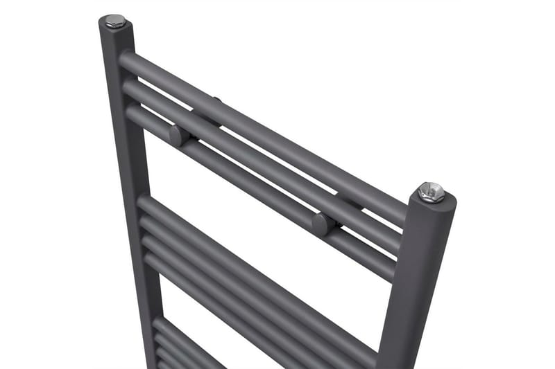 Handdukstork centralvärme element rak grå 500x764 mm - Grå - Hus & renovering - Kök & bad - Badrum - Badrumstillbehör