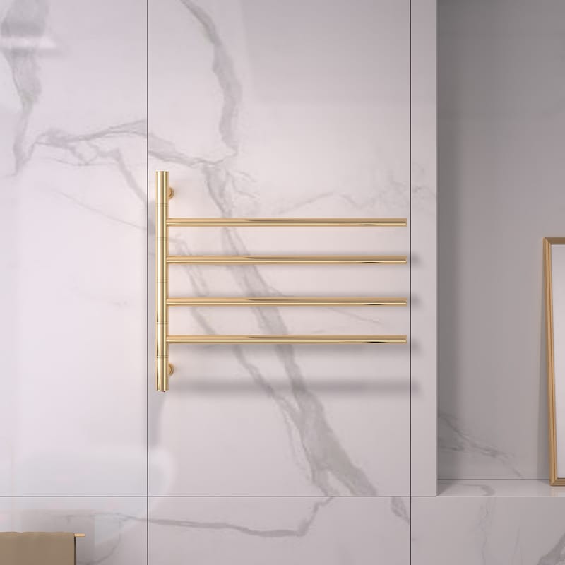 Stor elektrisk handdukstork 63x55x12,5cm | 9007 | Guld, undefined