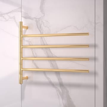 Stor elektrisk handdukstork 63x55x12,5cm | 9007 | Guld - Hus & renovering - Kök & bad - Badrum - Handdukstorkar - Handdukstork el