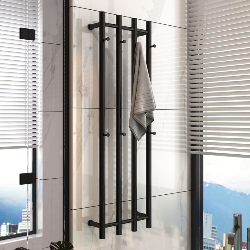 Towel heater, black - RH05B - Hus & renovering - Kök & bad - Badrum - Handdukstorkar - Handdukstork el