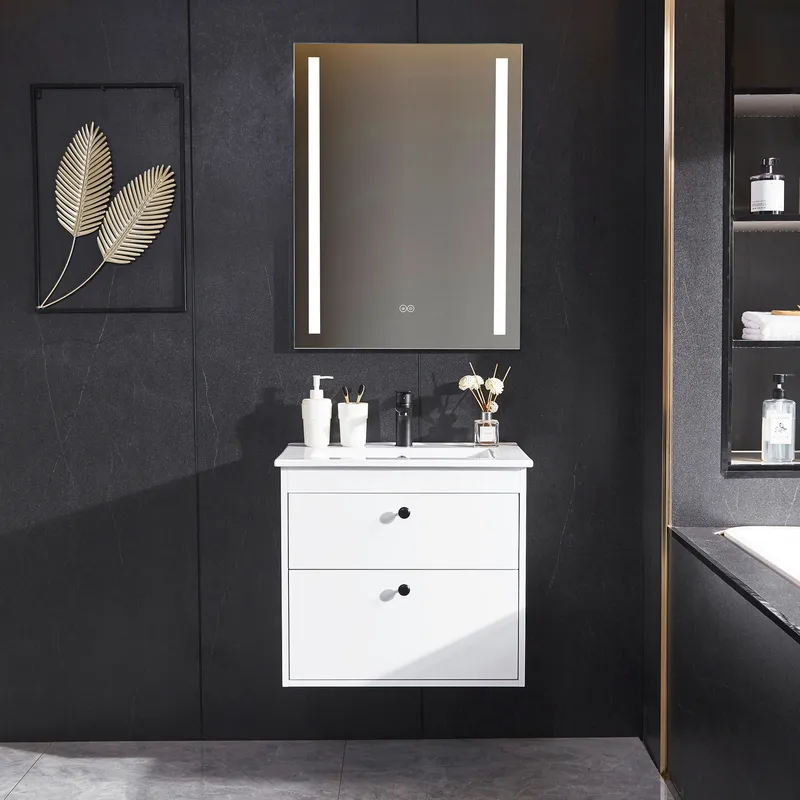 Kommod 60cm | LED-spegel med dimmer | Blandare ingår - Hus & renovering - Kök & bad - Badrum - Badrumsmöbler & badrumsinredning - Kompletta möbelpaket badrum