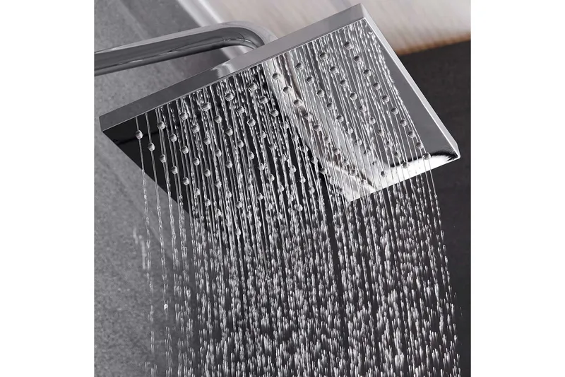 Komplett takduschset med handdusch | Högblankt rostfritt stål - Hus & renovering - Kök & bad - Badrum - Duscharmatur & dusch tillbehör