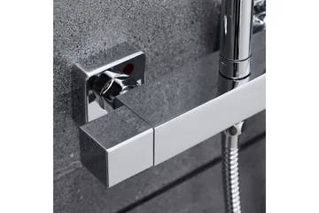 Komplett takduschset med handdusch | Högblankt rostfritt stål - Hus & renovering - Kök & bad - Badrum - Duscharmatur & dusch tillbeh ör