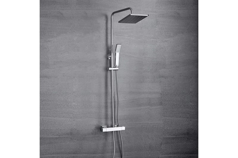 Komplett takduschset med handdusch | Högblankt rostfritt stål, undefined