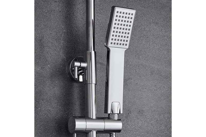 Komplett takduschset med handdusch | Högblankt rostfritt stål - Hus & renovering - Kök & bad - Badrum - Duscharmatur & dusch tillbehör
