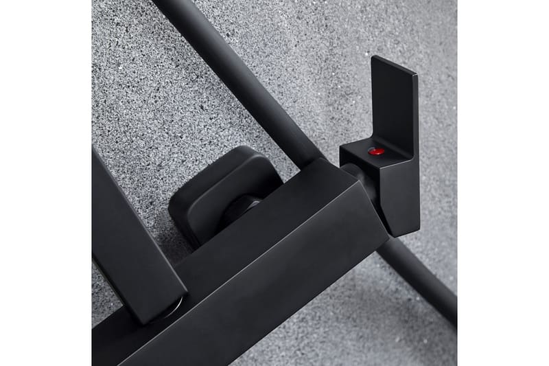 Komplett takduschset med handdusch i kantig design | Svart - Hus & renovering - Kök & bad - Badrum - Duscharmatur & dusch tillbehör